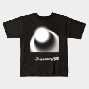 The Velvet Underground / Minimal Style Graphic Artwork Kids T-Shirt